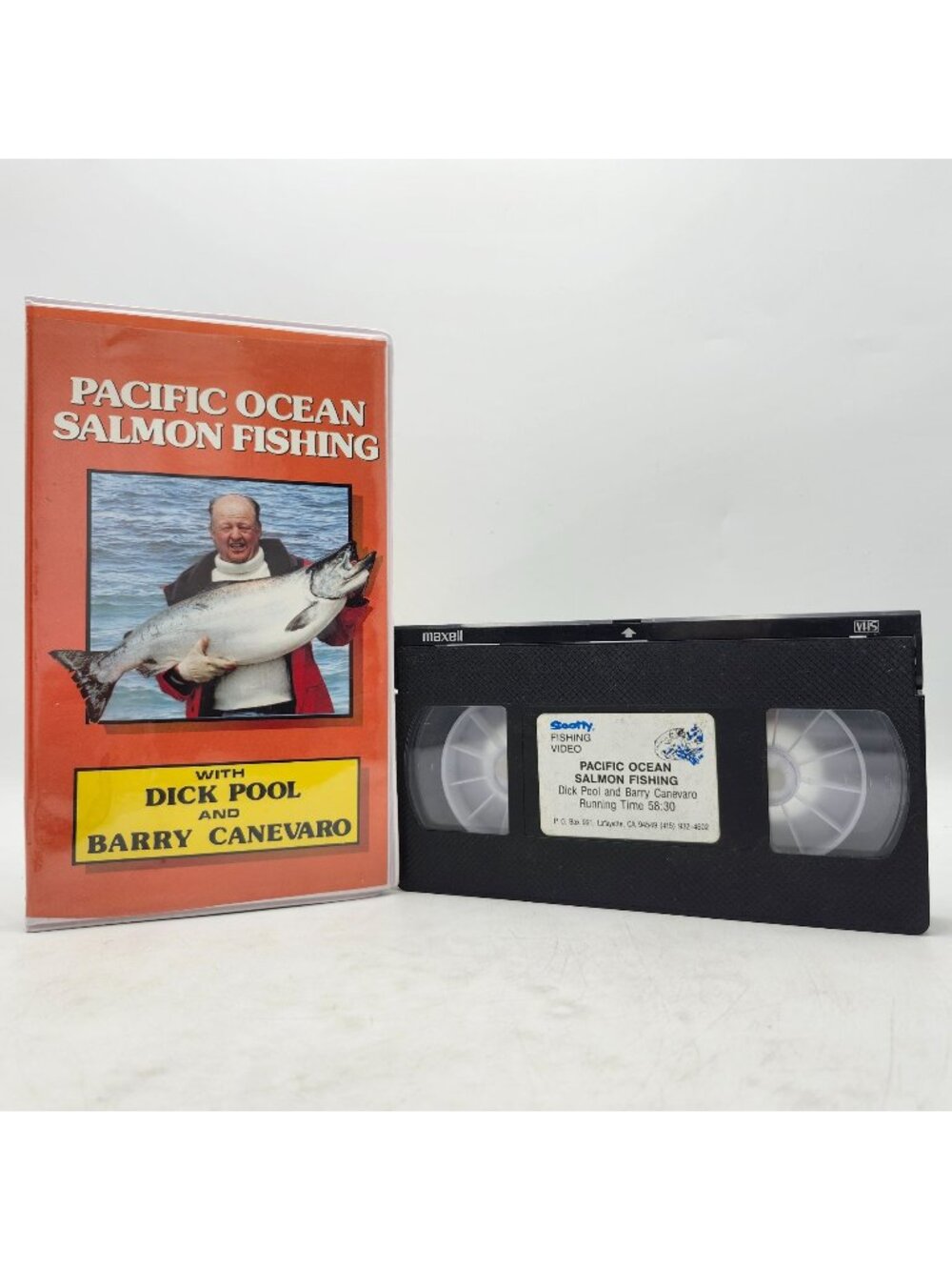Pacific Ocean Salmon Fishing VHS Dick Pool Barry Canevaro Scotty Video